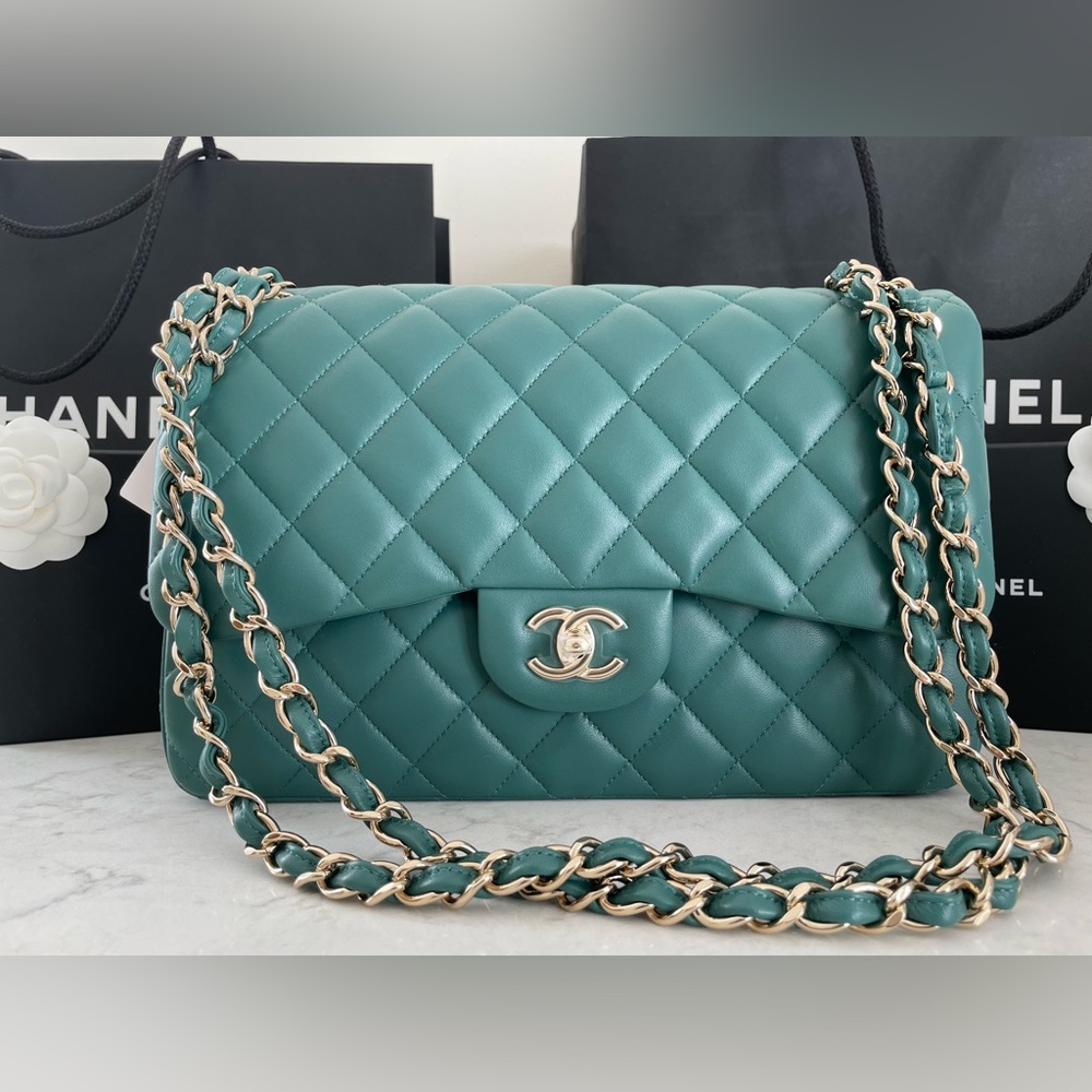 Chanel 21k jumbo lambskin classic double flap - Picture 3 of 5